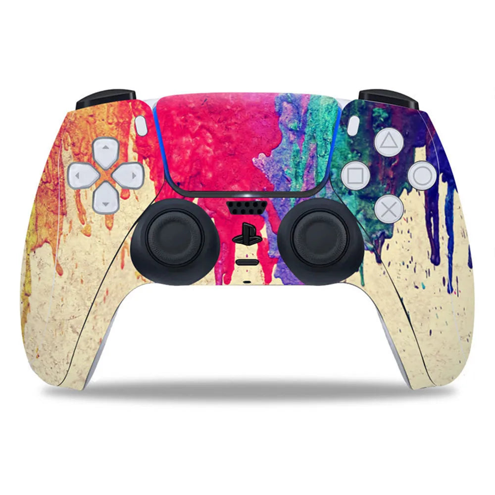 “Dust-Proof & Scratch-Resistant Skin Sticker for PS5 Controller – Anti-Slip Decal”
