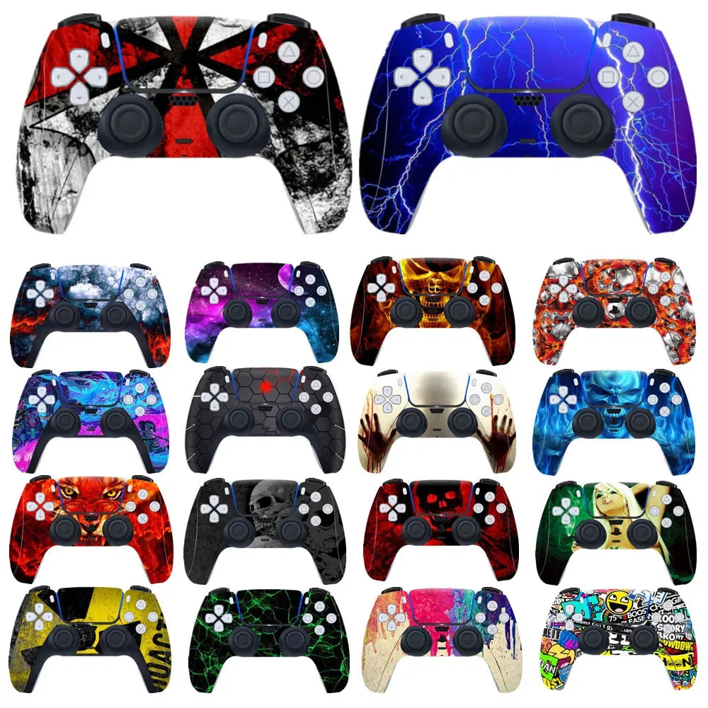 “Dust-Proof & Scratch-Resistant Skin Sticker for PS5 Controller – Anti-Slip Decal”